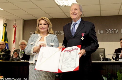 Tribunal de Justiça homenageia ministro Ricardo Lewandowski com Medalha Clóvis Beviláqua