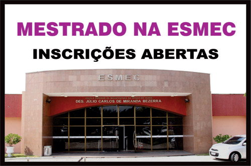 Esmec recebe inscrições para seleção de mestrado até o próximo dia 6