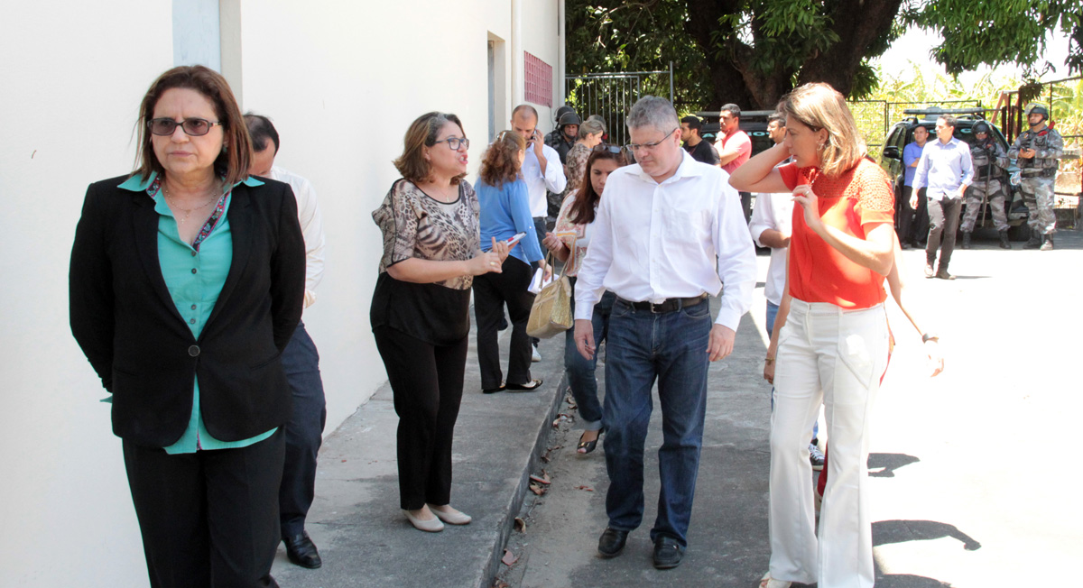 Magistrados visitam instalações provisórias de centros socioeducativos