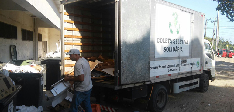 Doações de material reciclável do Fórum Clóvis Beviláqua ultrapassam 15 toneladas