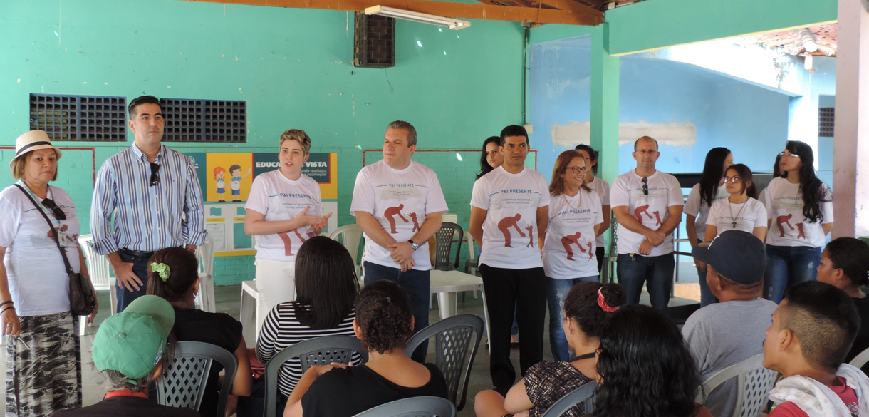 Primeira visita do projeto Pai Presente a escola da Capital realiza exames de DNA