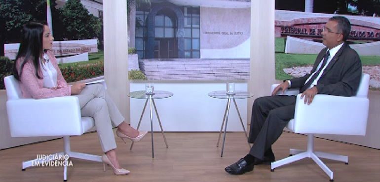 Plano de Segurança do Judiciário cearense é tema de entrevista no programa de TV