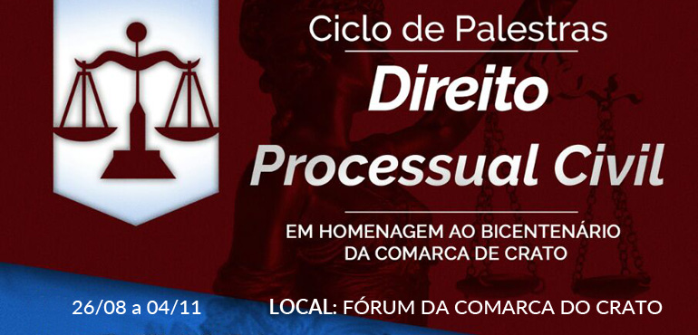 Polo da Esmec no Crato inicia Ciclo de Palestras sobre Direito Processual Civil a partir desta sexta