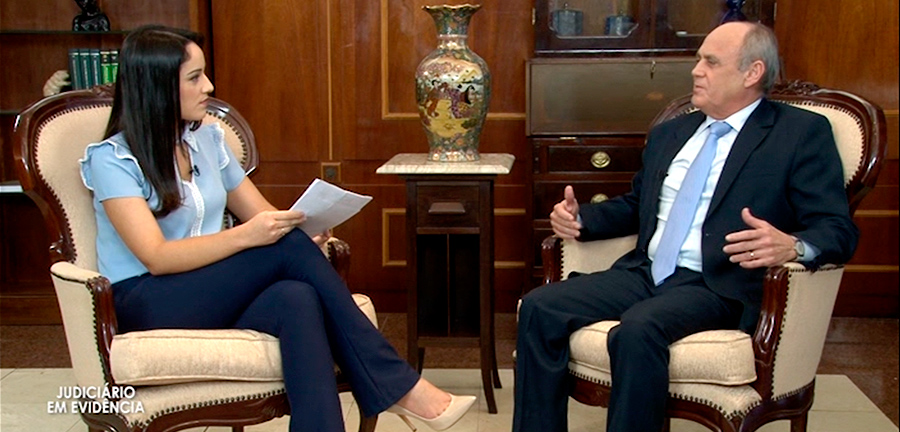 “Judiciário em Evidência” entrevista novo presidente do Tribunal de Justiça do Ceará