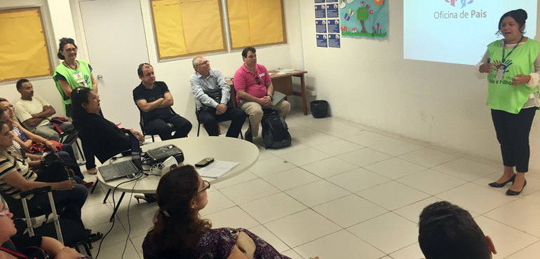 Centro Judiciário de Fortaleza promove primeira Oficina Pais e Filhos de 2017