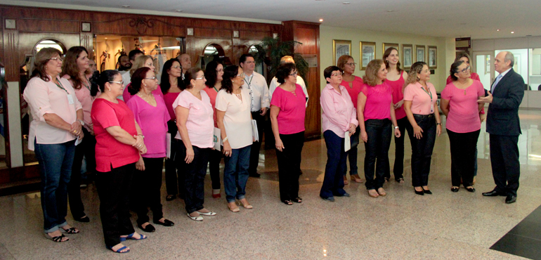 Coral do Poder Judiciário faz apresentação em homenagem ao Dia da Mulher