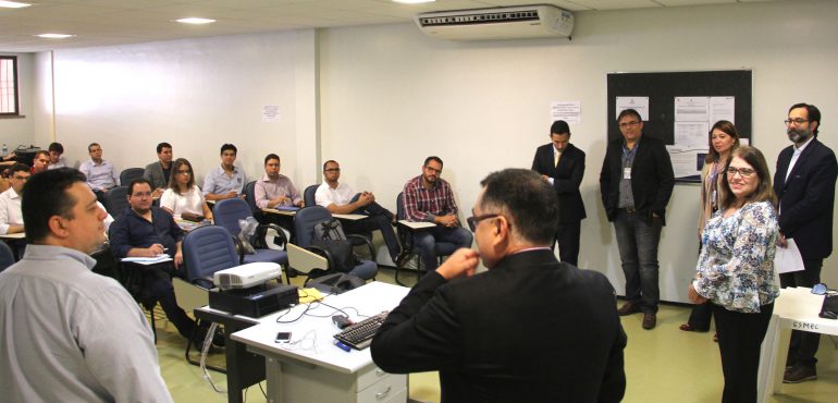 Equipe do TCM discute Improbidade Administrativa com juízes do Curso de Formação