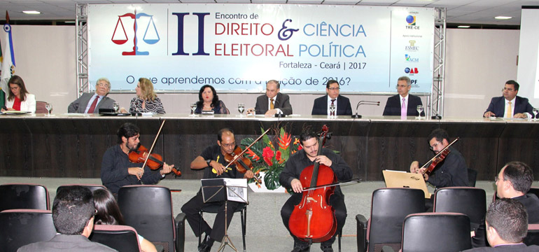 Abertura do Encontro de Direito Eleitoral na Esmec destaca crise nacional e participação feminina na política