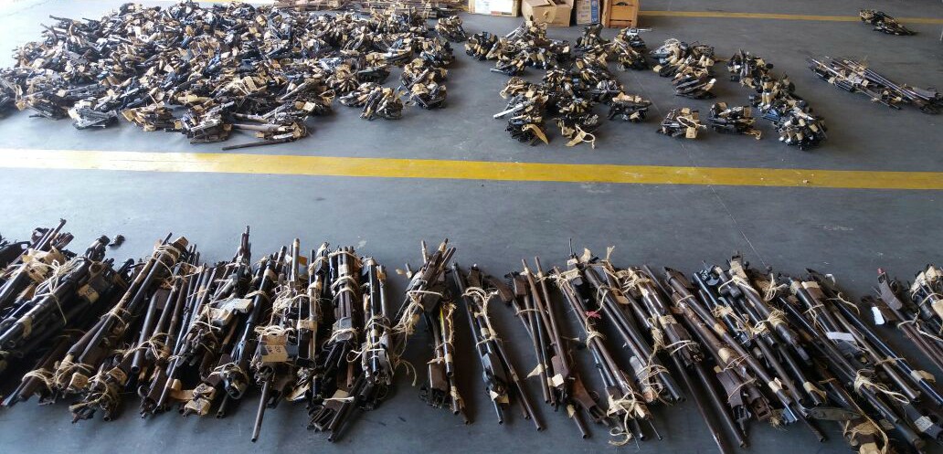 Assistência Militar do TJCE encaminha 3.222 armas de fogo para incineração