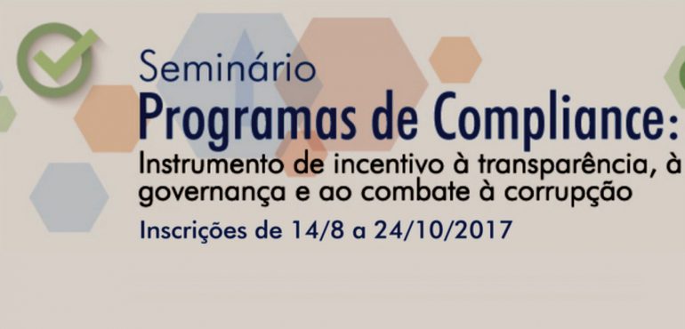 Enfam inscreve magistrados para Seminário Programas de Compliance