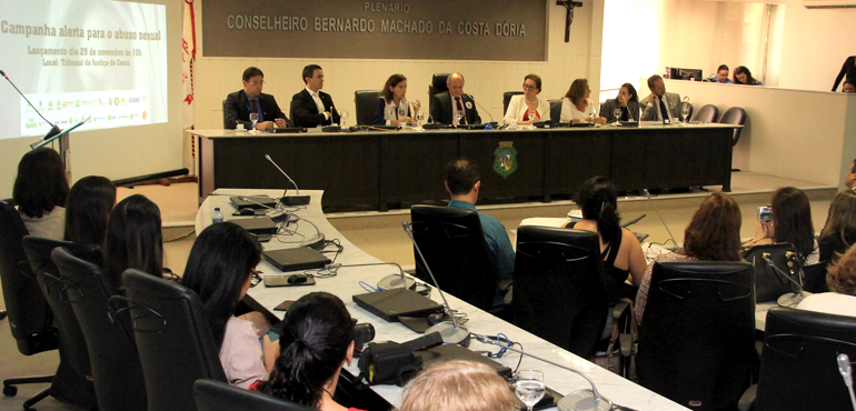 Lançada no Tribunal de Justiça campanha contra abuso sexual de mulheres