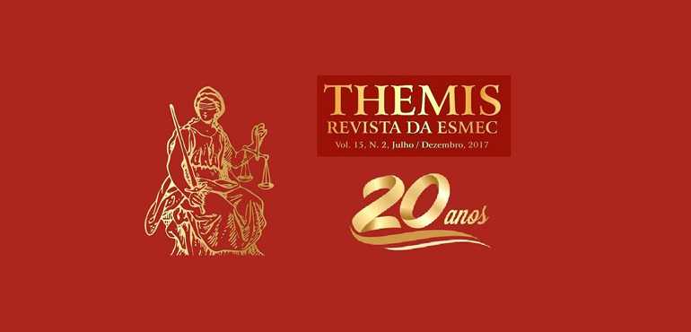 Esmec celebra 20 anos de criação da Revista Themis nesta sexta-feira
