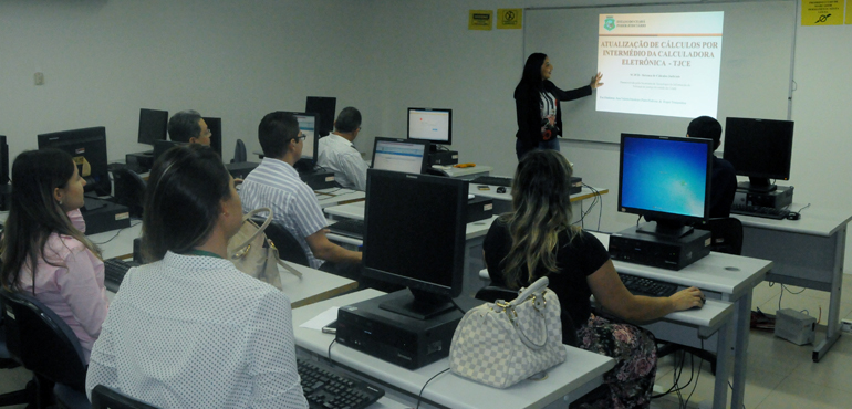 Fórum encerra cursos sobre atualização de cálculos por meio da Calculadora Eletrônica do TJCE
