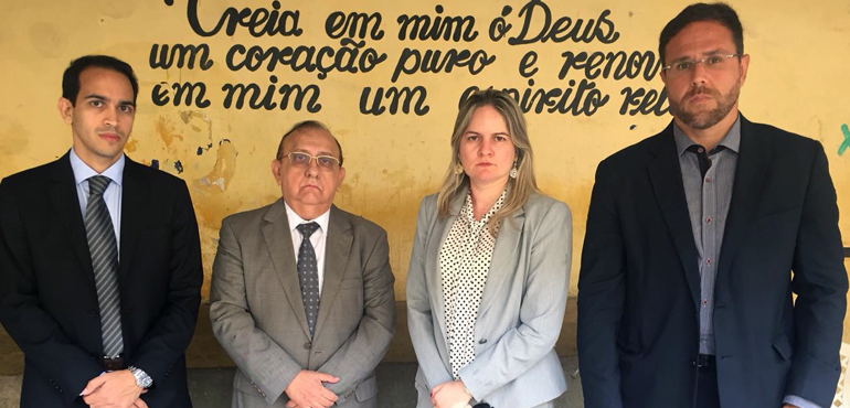 Corregedor-geral da Justiça visita Cadeia Pública de Itapajé
