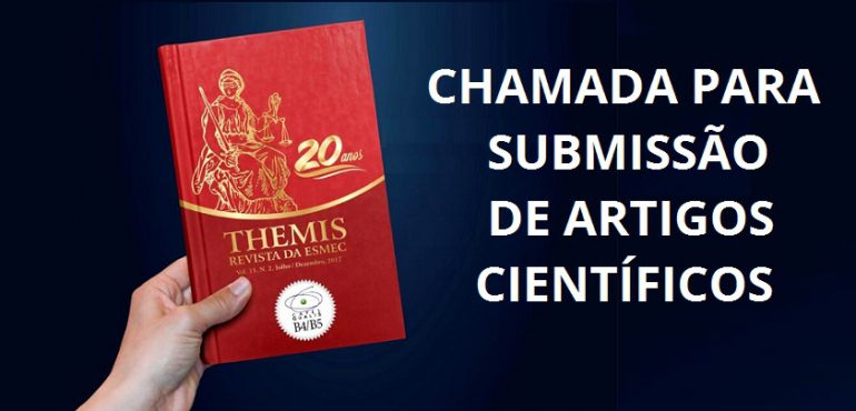 Revista Themis seleciona artigos científicos para sua próxima edição