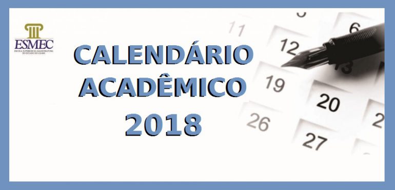 Calendário de cursos e eventos programados para o semestre – atualizado semanalmente
