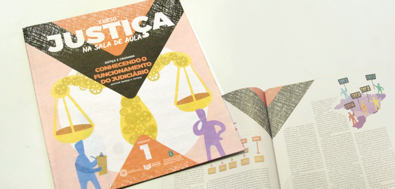 Circula nesta quinta-feira o primeiro fascículo do curso Justiça na Sala de Aula