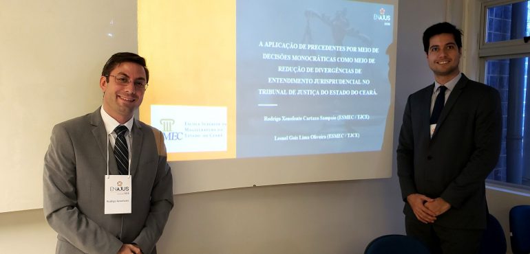 Monografias da Esmec servem de base para artigos científicos apresentados em Brasília