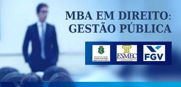 Resultado final da seleção para o curso MBA em Direito: Gestão Pública