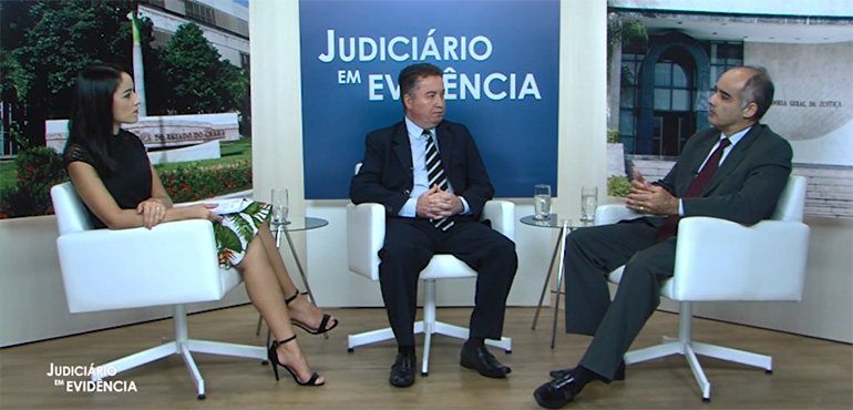 Ações promovidas pela Corregedoria são tema de entrevista no “Judiciário em Evidência”