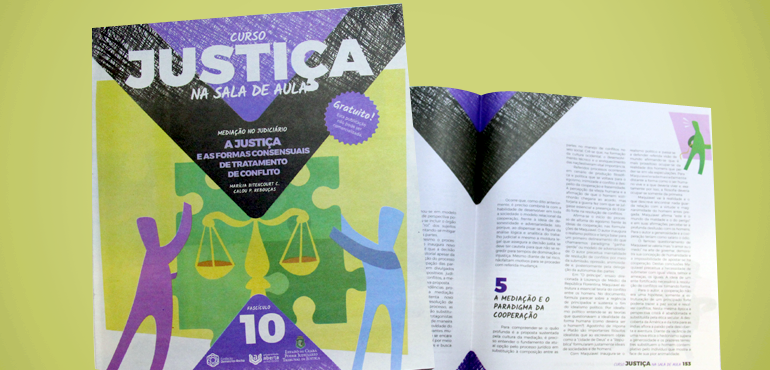 Curso Justiça na Sala de Aula disponibiliza décimo fascículo