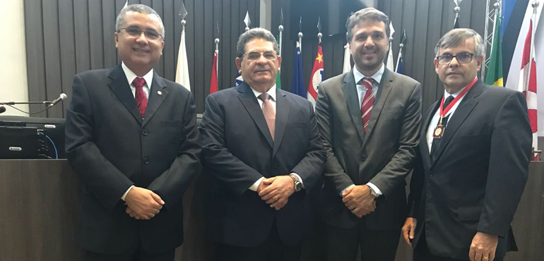 Desembargador José Tarcílio representa Corregedoria-Geral da Justiça no 78º Encoge