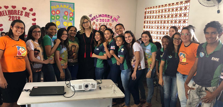 Comarca de Jucás promove palestra sobre o papel do juiz para estudantes