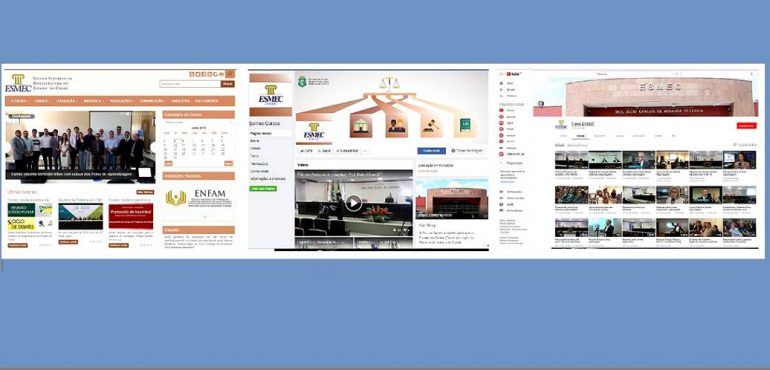 Visualizações no portal e nas redes sociais da Esmec têm crescimento significativo no 1º semestre