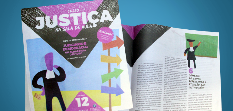 Último fascículo do curso “Justiça na Sala de Aula” circula nesta quinta-feira
