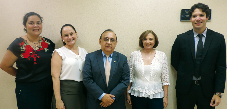 Corregedor-geral da Justiça visita o Fórum da Comarca de Maranguape