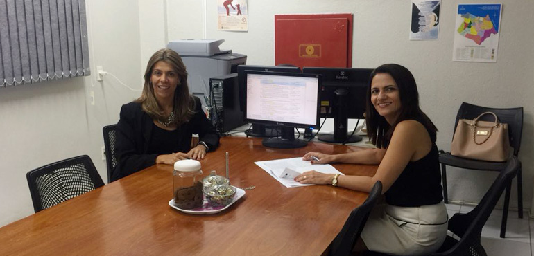 Juíza do RN conhece projetos dos Juizados Especiais de Fortaleza