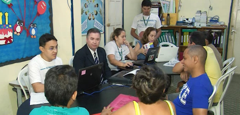 Mutirão do Pai Presente é destaque em reportagem do “Judiciário em Evidência” desta semana