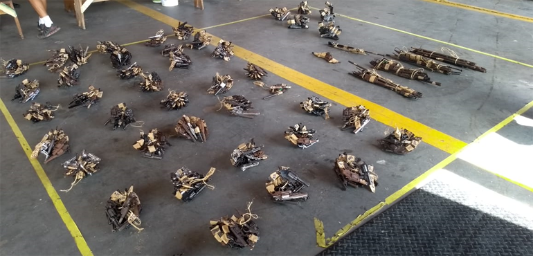 Assistência Militar do TJCE envia 455 armas de fogo para destruição