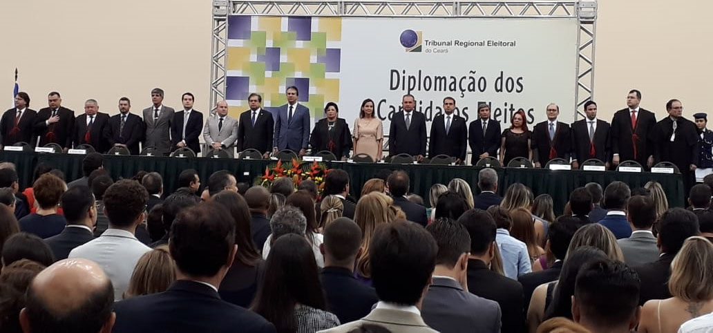 Vice-presidente do TJCE participa de cerimônia de diplomação dos eleitos de 2018
