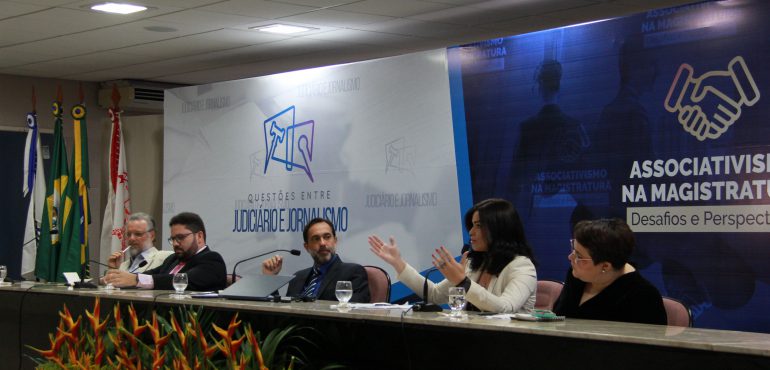 Roda de conversa debate Judiciário e Jornalismo na Escola da Magistratura