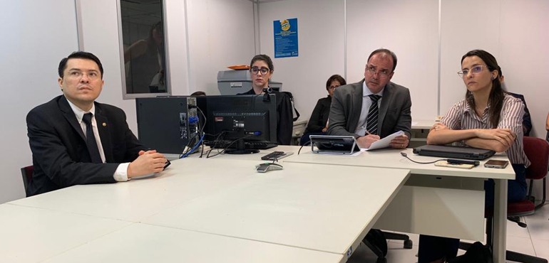 2ª Vara Criminal de Caucaia realiza primeira audiência por videoconferência na Comarca