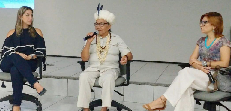 Juizado da Mulher participa de roda de conversa sobre conquistas e desafios no mundo de hoje