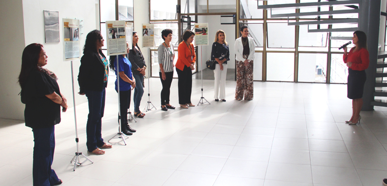 Campanha “Mulheres em Destaque” ganha exposição  no hall do Fórum Clóvis Beviláqua