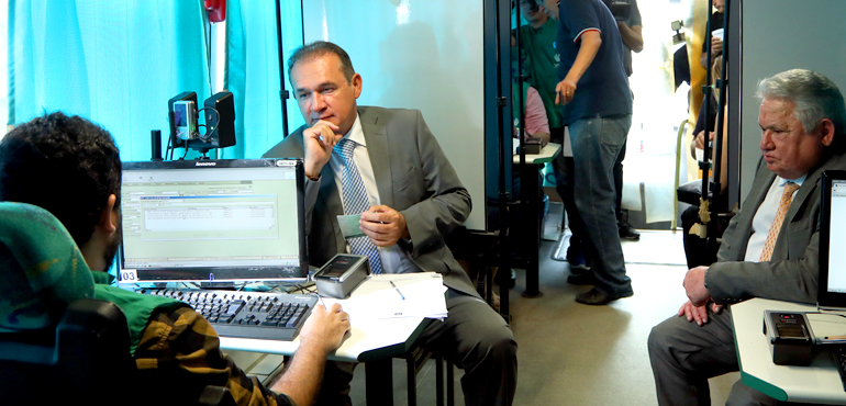 Disponibilizado serviço de biometria da Justiça Eleitoral no Centro Administrativo do Cambeba