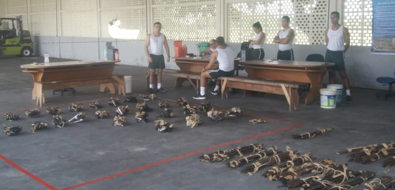 Judiciário entrega 410 armas de fogo ao Exército Brasileiro para destruição