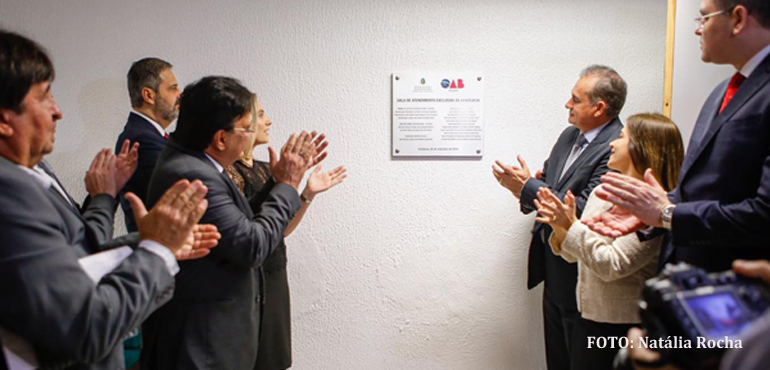 Inaugurada sala para atendimento de advogados no Fórum Clóvis Beviláqua