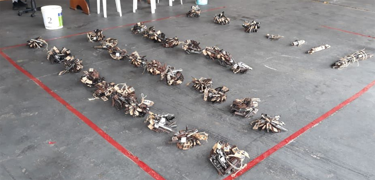 Assistência Militar envia 2.439 armas de fogo para destruição este ano