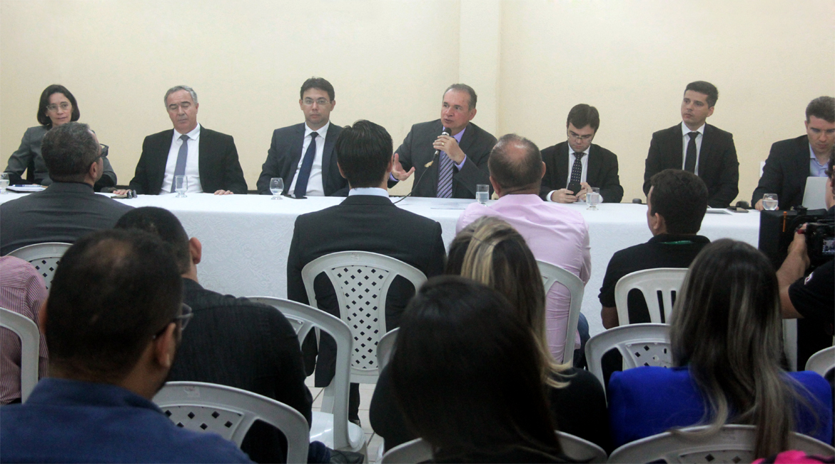 Presidente do TJCE visita Canindé, anuncia investimentos e detalha projeto de modernização do Judiciário