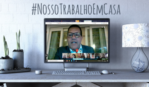 Apesar do distanciamento social, equipe consegue manter o foco na produtividade