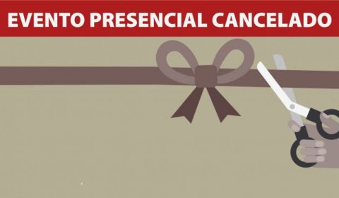 Aviso de cancelamento da solenidade presencial