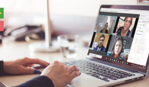 Por meio de videoconferência, partes conseguem participar de audiência mesmo estando na Itália