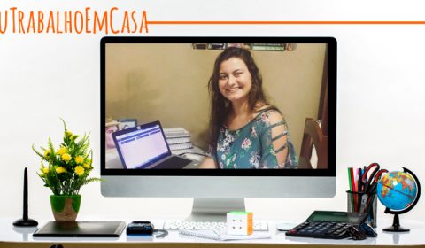 Estagiária supera fronteiras e tem a alegria de trabalhar no próprio lar