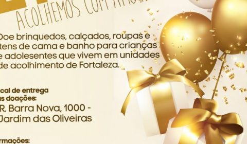 Campanha de Natal prossegue até sexta-feira arrecadando doações para crianças acolhidas