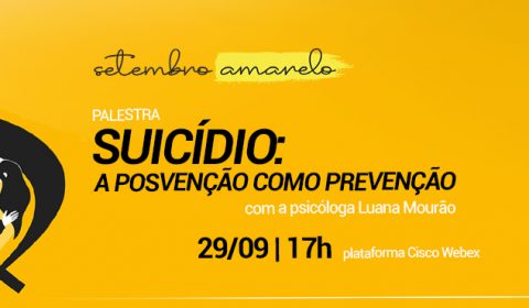 Setembro Amarelo: Judiciário promove palestra sobre prevenção ao suicídio na próxima terça-feira