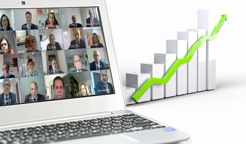 Primeiro semestre de 2020 tem aumento de 41% em julgamentos de órgãos colegiados